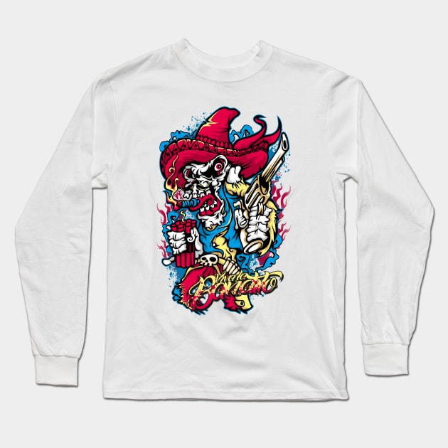 Bandit Long Sleeve T-Shirt by mertkaratay